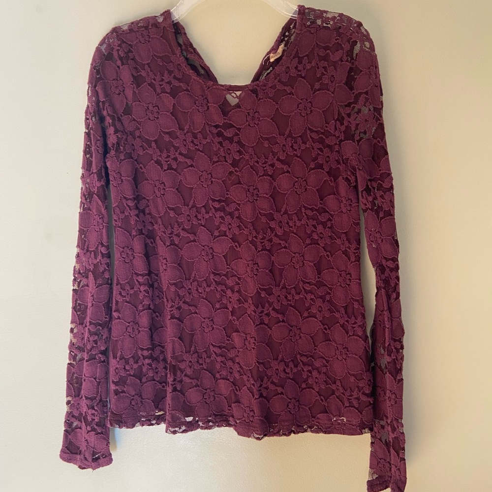 Hollister Lace Long Sleeve